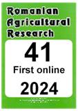 Romanian Agricultural Research《罗马尼亚农业研究》