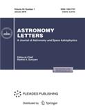 Astronomy Letters-A Journal of Astronomy and Space Astrophysics《天文学快报-天文学和空间天体物理学杂志》