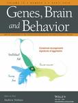 Genes,Brain and Behavior《基因、脑与行为》