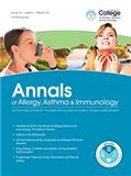 Annals of Allergy, Asthma & Immunology《过敏、哮喘和免疫学年鉴》