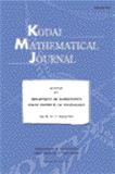 KODAI MATHEMATICAL JOURNAL《工大数学杂志》