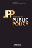 Journal of Public Policy《公共政策杂志》