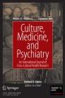 Culture, Medicine, and Psychiatry《文化、医学与精神病学》