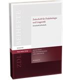 Zeitschrift für Dialektologie und Linguistik《方言学与语言学杂志》