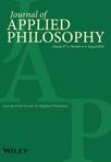 Journal of Applied Philosophy《应用哲学杂志》